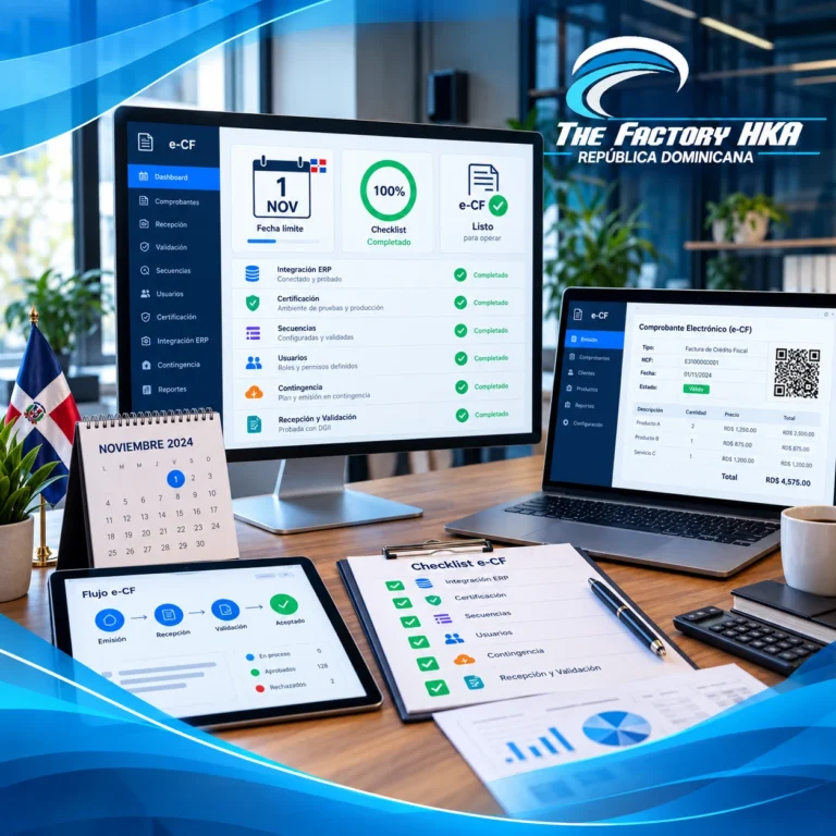 Configuración e CF lista para el 1 de noviembre